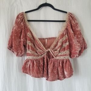 Free People | Yours Truly Velvet Top